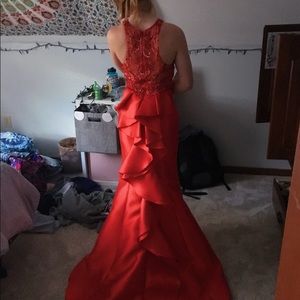 Madison James - Red Prom Gown